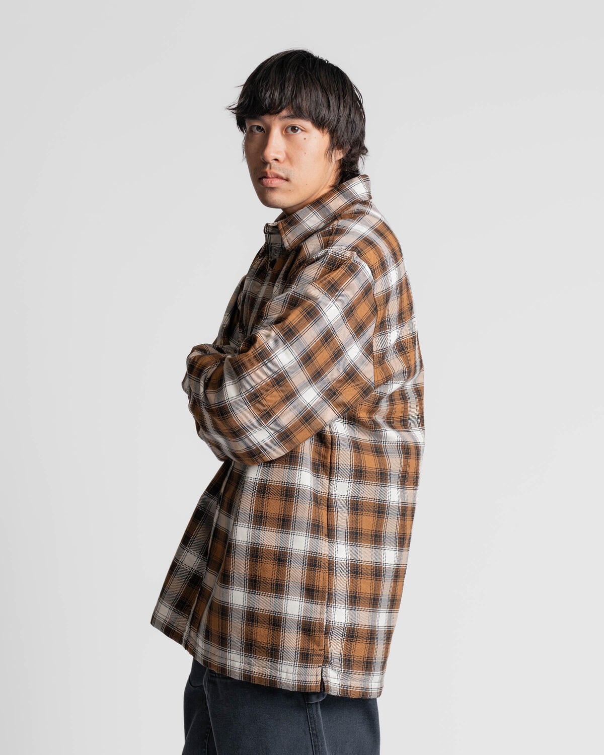 ロージーモンスターcheck wool shirt jacket(ブラウン)新品 Carhartt WIP Monahan Shirt Jacket | I033778.2DJXX | AFEW STORE
